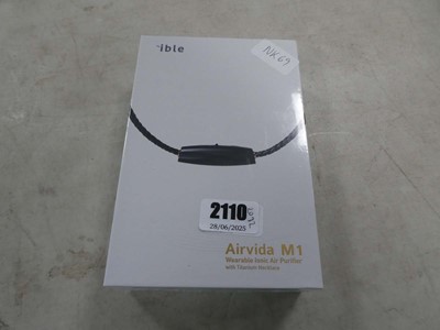 Lot 2110 - Sealed boxed Airvida M1 wearable ionic air...