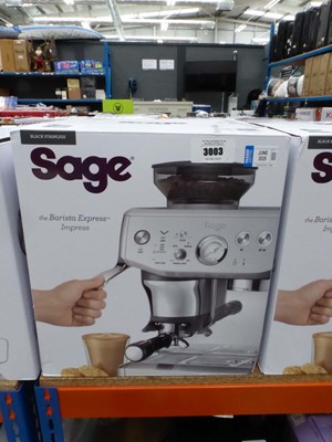 Lot 3003 - Sage The Barista Express Impress coffee machine