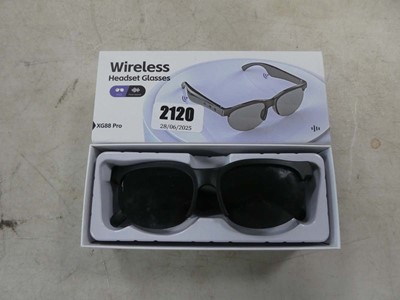 Lot 2120 - Boxed pair of XG88 pro wireless smart glasses