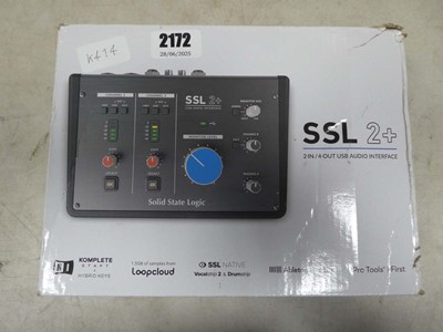 Lot 2172 - SSL2 Plus solid state Logic 2 in 4 out USB...