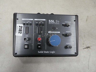 Lot 2182 - SSL2 Plus Solid State Logic 2 in 4 out USB...