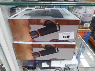 Lot 3046 - 2 Sharper Image massage guns