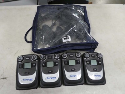 Lot 2185 - Clear Com tempest 2400 set of intercom...