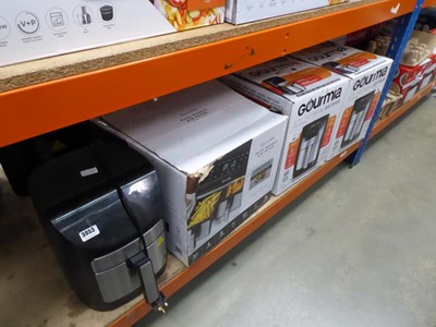 Lot 3053 - 3 Gourmia air fryers, plus Dual Basket air fryer