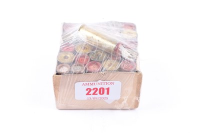 Lot 2201 - (S2) 24 x 12 bore + 2 x 20 bore brass cased...