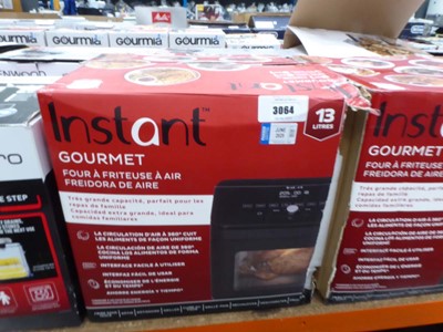 Lot 3064 - Instant Gourmet air fryer oven