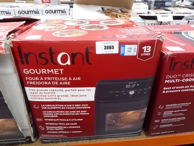 Lot 3065 - Instant Gourmet air fryer oven