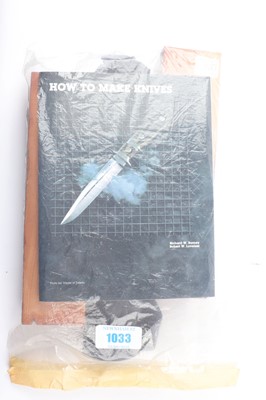 Lot 1033 - Bag containing knife-making book, approx....