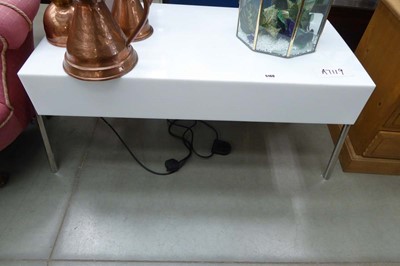 Lot 5160 - An illuminated moulded plastic coffee table