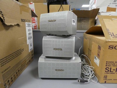 Lot 2188 - Technics speaker system model SBPC95 (3 speakers)