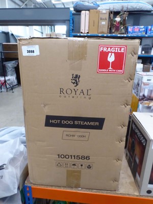 Lot 3098 - Royal Catering hot dog steamer
