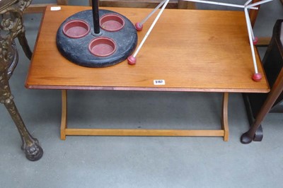 Lot 5167 - Teak folding coffee table