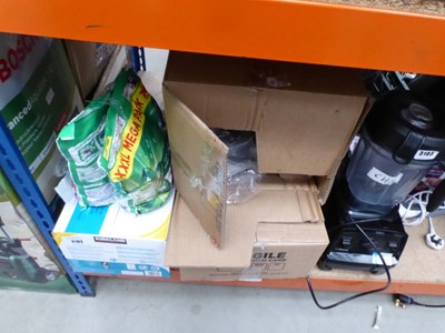 Lot 3102 - Box of Kirkland bacterial wipes, bags of...