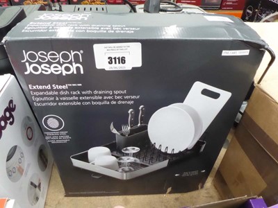 Lot 3116 - Joseph Joseph expandable dish rack