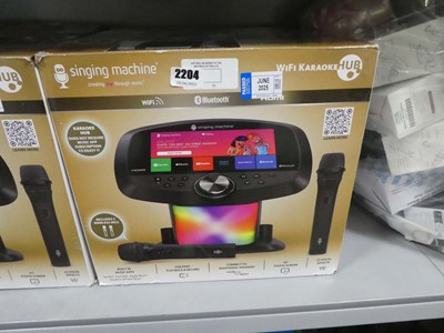 Lot 2204 - Wifi karaoke hub singing machine boxed