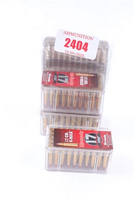 Lot 2404 - (S1) 170 x .17 (Hmr) Hornady 17gr V-Max rifle...