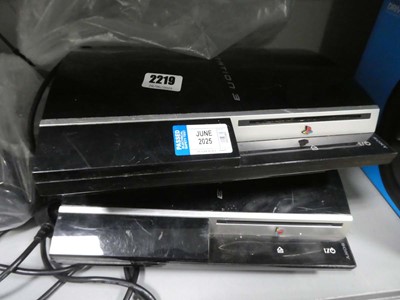 Lot 2219 - 2 Sony Playstation 3's