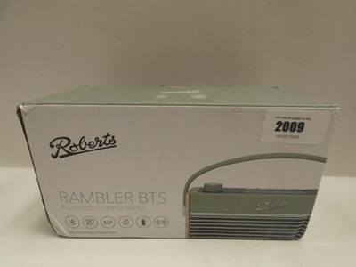 Lot 2009 - Roberts Rambler BTS bluetooth radio