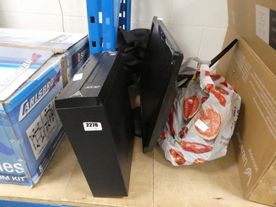 Lot 2278 - Acer XC30 PC with keyboard, monitor etc
