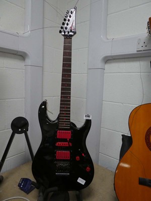 Lot 2282 - Ibanez 6 string electric guitar in black and red