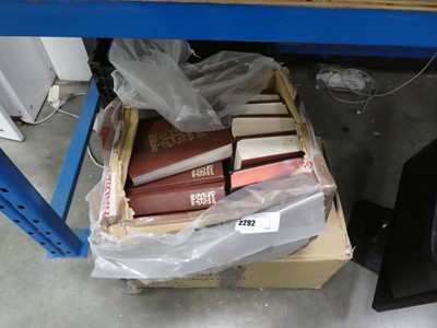 Lot 2292 - 2 boxes of various Bibles