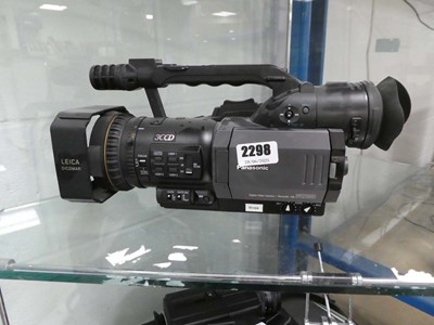 Lot 2298 - Panasonic DVX1008 video camera