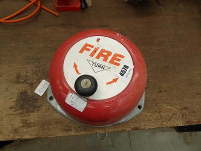 Lot 4578 - Manual turn fire alarm