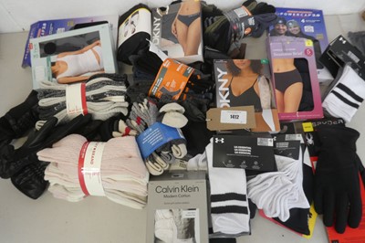 Lot 1412 - Mixed lot of mens and womens underwear, socks,...