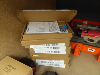 Lot 4554 - 9 boxes of Denali 4 piece shank round nose...