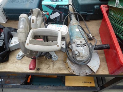 Lot 4599 - Makita 240v angle grinder and P-Performance...