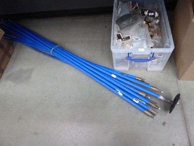 Lot 4561 - Qty of drain cleaning rods