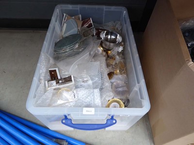 Lot 4562 - Plastic container of wood turner’s accessories...