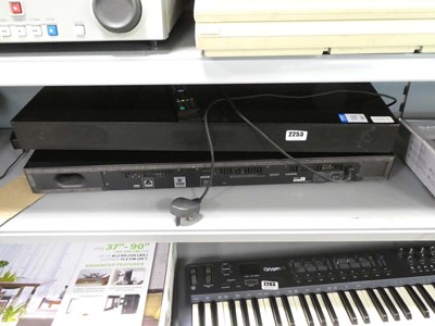 Lot 2253 - 2 Sony HTXT2 home theatre systems, one with...