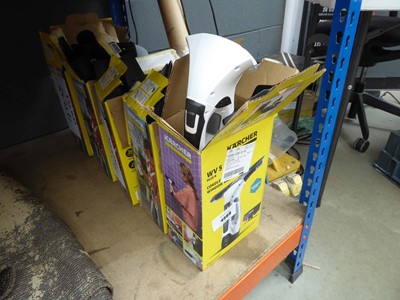 Lot 4569 - 5 Karcher cordless window vacs