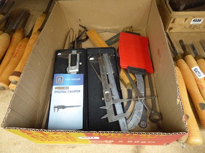 Lot 4571 - Box containing an assortment of engineering...