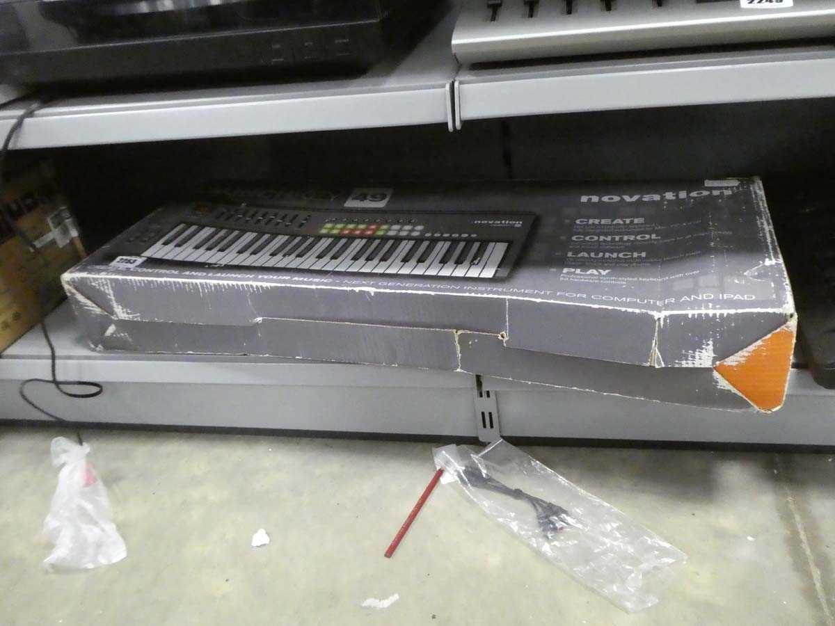 Lot 2253 - Launch key 49 keyboard, boxed