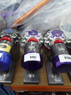 Lot 3157 - Handheld Dyson V8 with pole head and charger