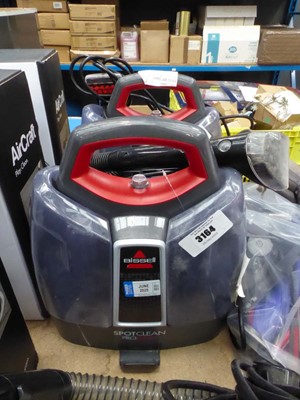 Lot 3164 - Unboxed Bissell spot clean proheat carpet and...