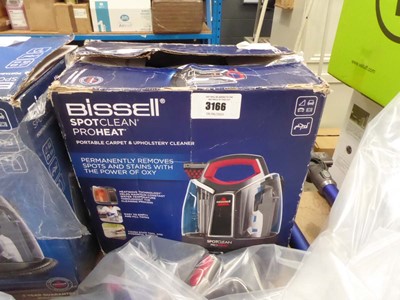 Lot 3166 - Bissell spot clean proheat carpet and...