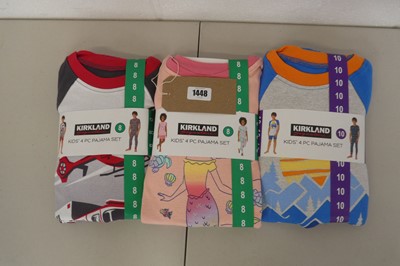 Lot 1448 - Approx. 20 kids Kirkland pyjama sets