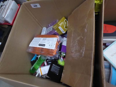 Lot 3209 - Box of toiletries and cosmetics