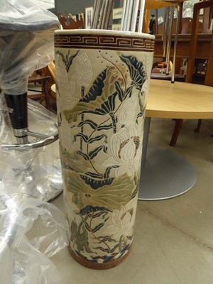 Lot 5220 - Modern lotus decorated stick stand