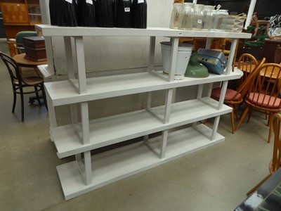 Lot 5228 - Painted 4 tiered display stand