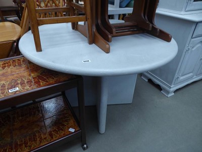 Lot 5243 - Painted circular dining table