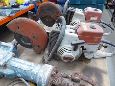 Lot 4626 - 2 Stihl TS ABS petrol disc cutters