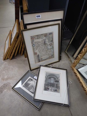 Lot 5246 - Qty of engravings and maps to include...