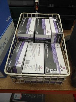 Lot 4644 - Tray of quantity of Jangro vinyl disposable...
