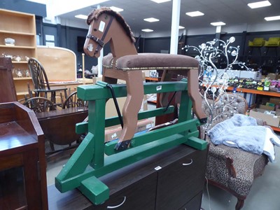 Lot 5262 - Painted rocking horse