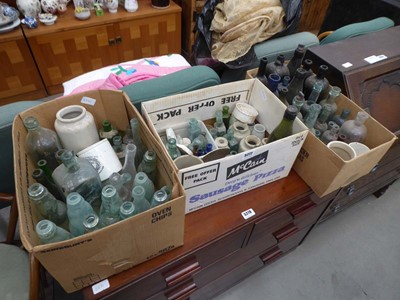 Lot 5277 - 3 boxes containing cod gin and ink bottles