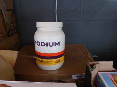 Lot 3284 - Box of Podium isolate whey protein